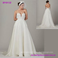 Latest Design Sleeveless Bride Dress New Style Sexy Lace Wedding Dress